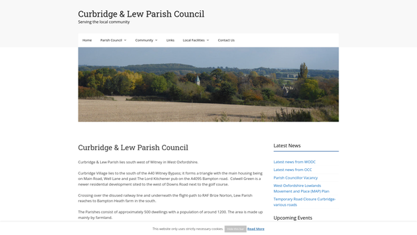 Screenshot of the Recreation Ground Charity website