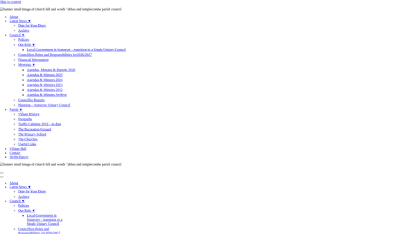 Screenshot of the Templecombe Recreation Ground website