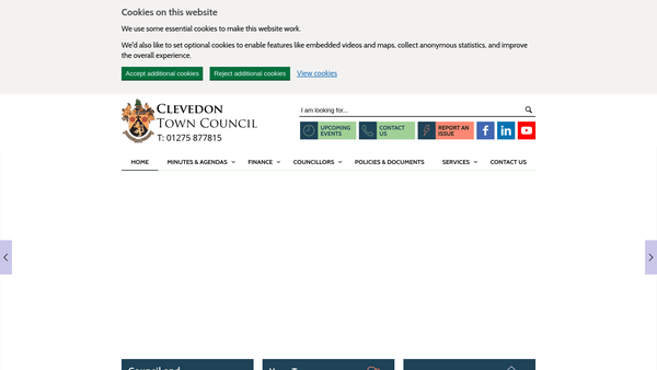 Screenshot of the The Herbert Gardens website