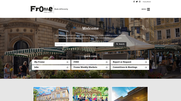 Screenshot of the Mary Baily Playing Field website