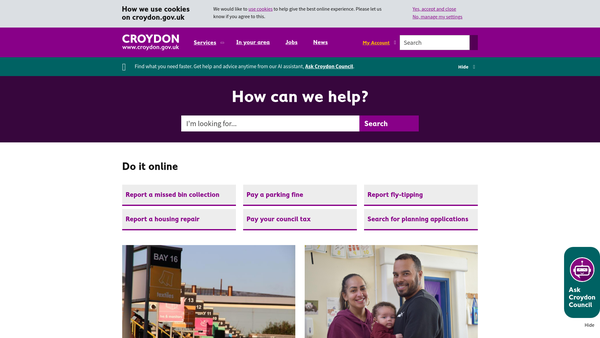 Screenshot of the The Betts Mead Recreation Ground website