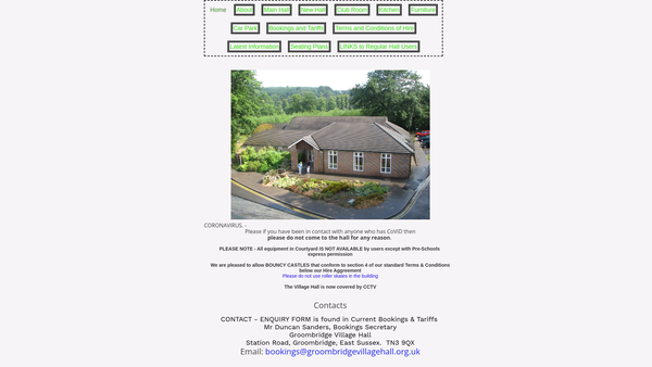 Screenshot of the King Edward Vii Institute website