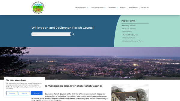 Screenshot of the Recreation Ground website