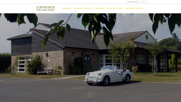 Screenshot of the Lodsworth Village Hall And Queen Elizabeth Ii Playing Fields website
