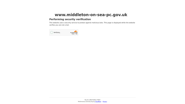 Screenshot of the Middleton-On-Sea Playing Fields website