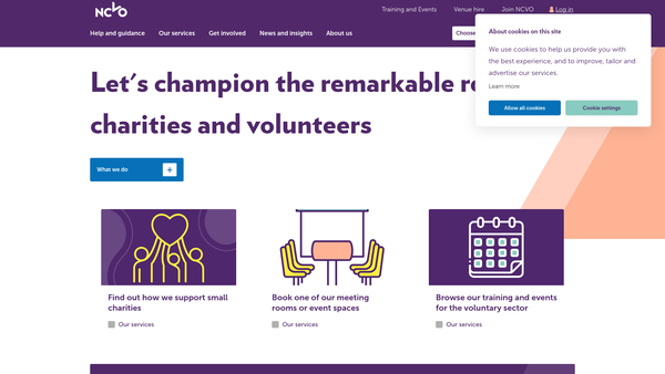 Screenshot of the The Montefiore Institute website