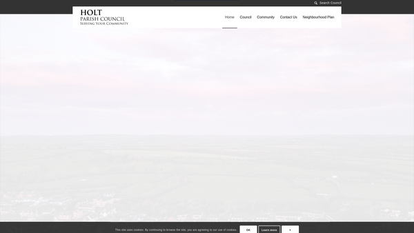 Screenshot of the Recreation Ground(holt) website