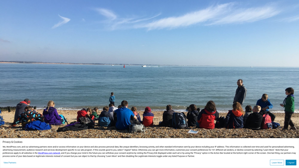 Screenshot of the 23rd Salisbury (St Francis) Scout Group website