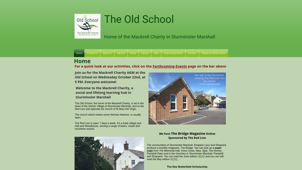 Screenshot of the William Mackrell (The Elder And Younger) website