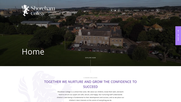 Screenshot of the Kennedy Independent School Trust Limited website