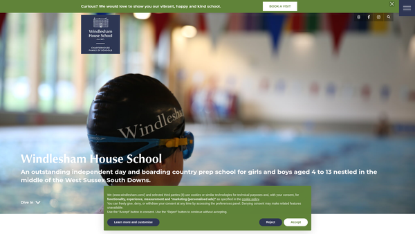 Screenshot of the The Malden Trust Limited website
