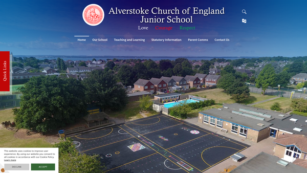 Screenshot of the Friends Of Alverstoke Junior School website