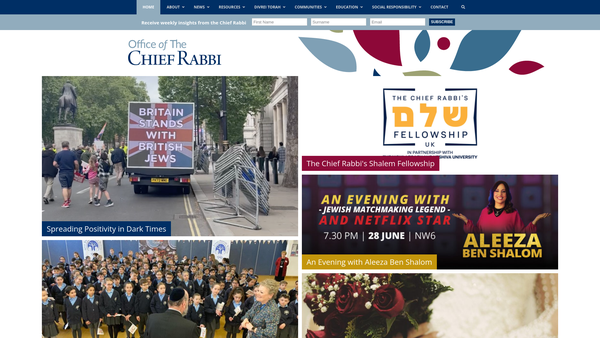Screenshot of the Aria (Southampton) Trust website