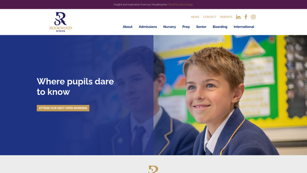 Screenshot of the Hixon-Stainton-Tanner Trust website