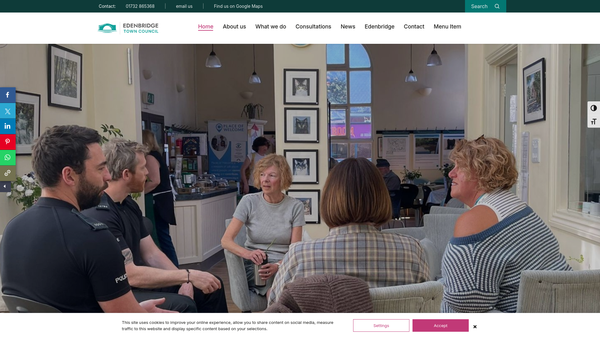 Screenshot of the The Norman Foundation website
