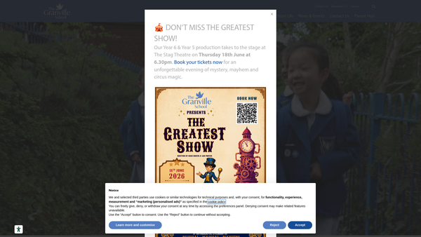 Screenshot of the The Ena Makin Educational Trust website