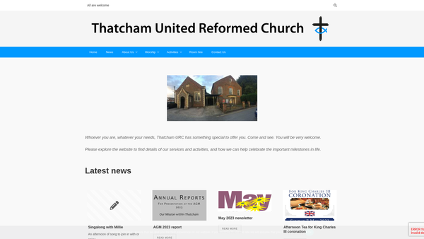 Screenshot of the Old British School website
