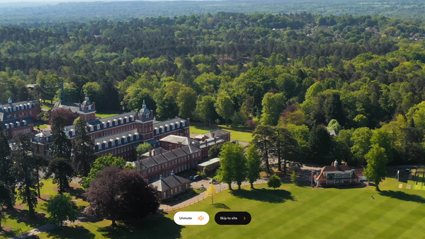 Screenshot of the The Wellington College website