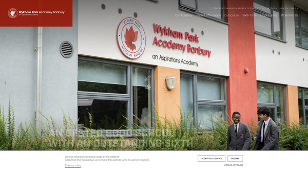 Screenshot of the William Dickason's Foundation website