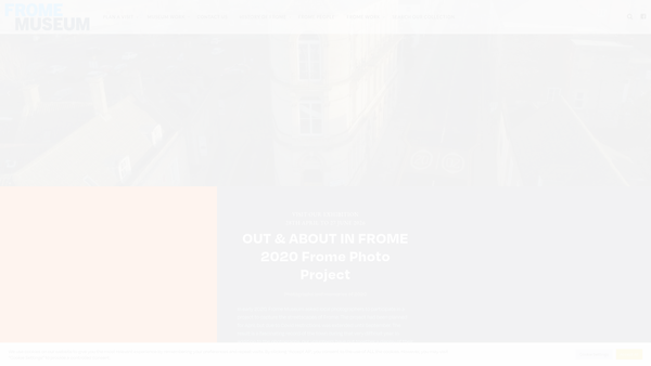 Screenshot of the The Frome Museum - Artefacts Trust website