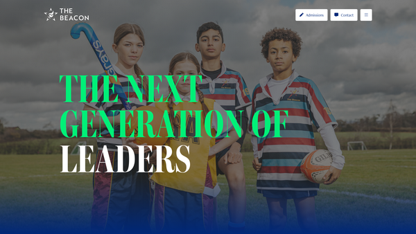 Screenshot of the The Beacon Bursary Fund (Icw The Beacon Boys Preparatory School) website