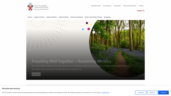 Screenshot of the Forster (School Branch) website
