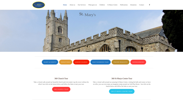 Screenshot of the Reverend Thomas Case And Daniel Scratton website