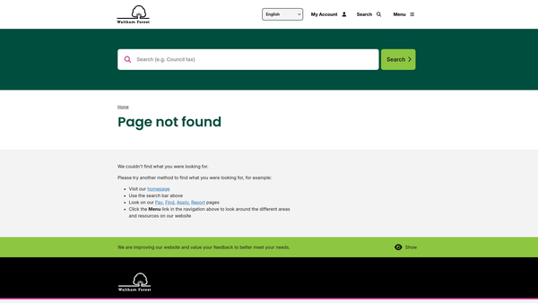 Screenshot of the Henry Green Scholarships In Connection With Council Schools website