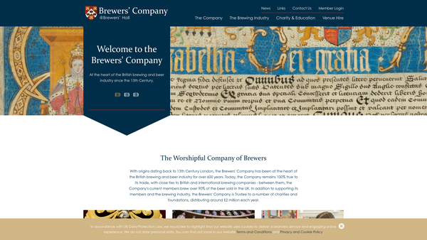 Screenshot of the Foundation Of Richard Platt website