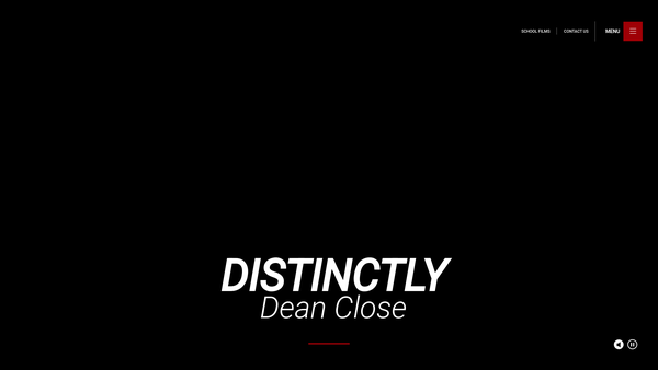 Screenshot of the The Dean Close Memorial School website