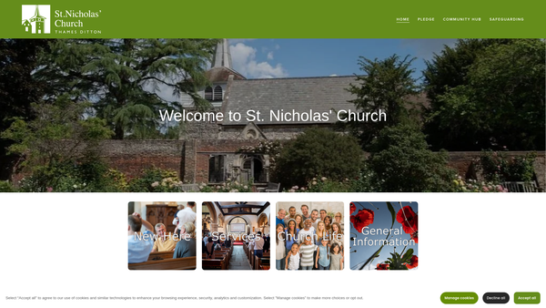 Screenshot of the The Rowley Lambert Memorial Scholarships website