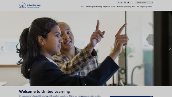 Screenshot of the Priory School (Banstead) Trust Limited website