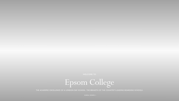 Screenshot of the The Royal Medical Foundation Of Epsom College website