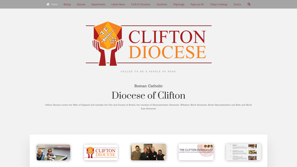Screenshot of the The Diocese Of Clifton Education Trust website