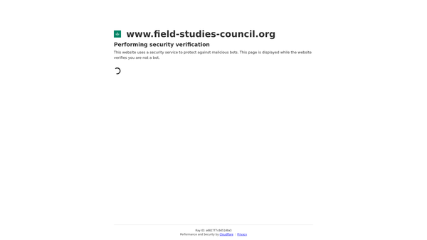 Screenshot of the Field Studies Council website