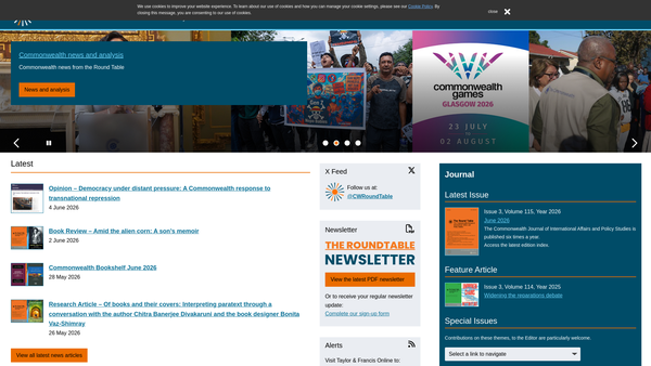 Screenshot of the The Round Table Ltd website