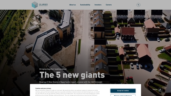 Screenshot of the Circle Anglia Foundation Limited website