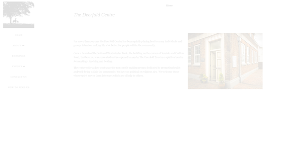 Screenshot of the The Deerfold Trust website