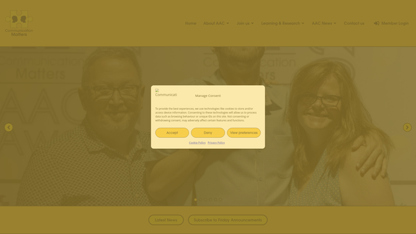 Screenshot of the ISAAC (UK) Ltd website