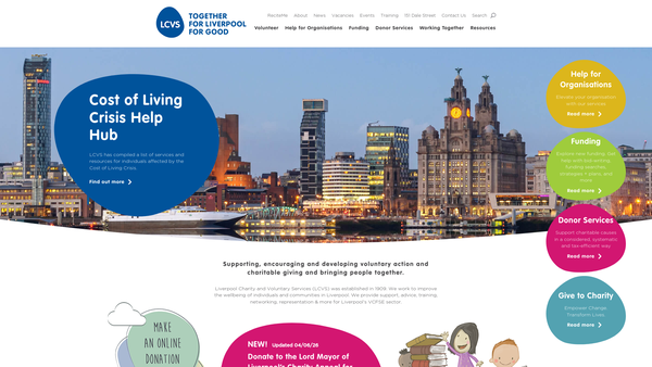 Screenshot of the United Trusts website