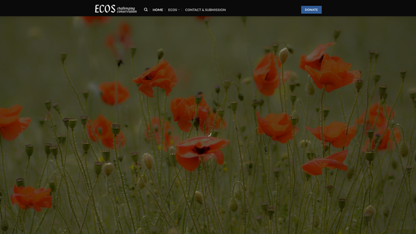 Screenshot of the The British Association Of Nature Conservationists website