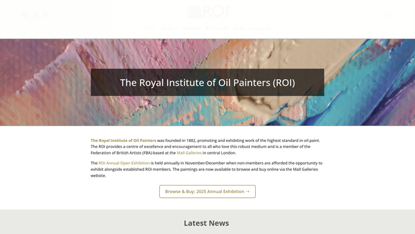 Screenshot of the R.o.i Limited website