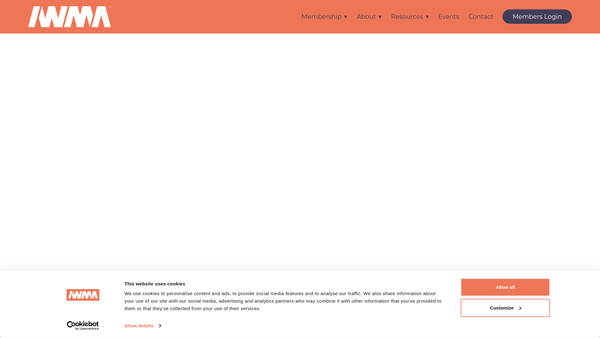 Screenshot of the Iwma Educational Trust website