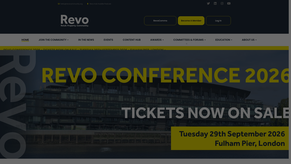 Screenshot of the Revo Educational Trust website