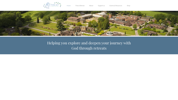 Screenshot of the The Retreat Association website