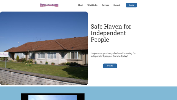 Screenshot of the Coronation House (Dalton-In-Furness) Society Limited website