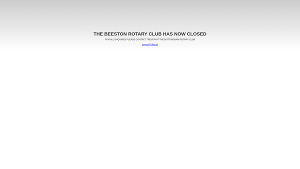 Screenshot of the The Rotary Club Of Beeston Trust Fund website