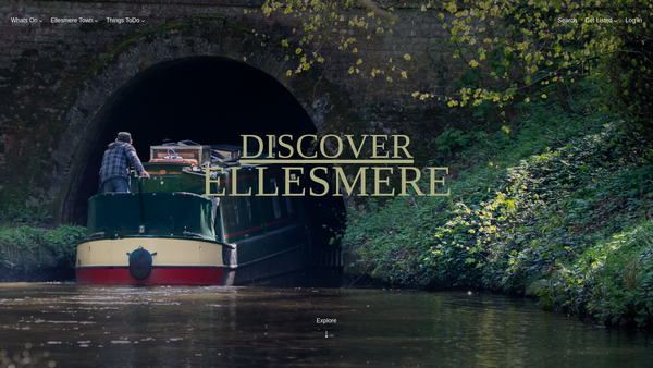Screenshot of the Ellesmere Community Care Centre League Of Friends website