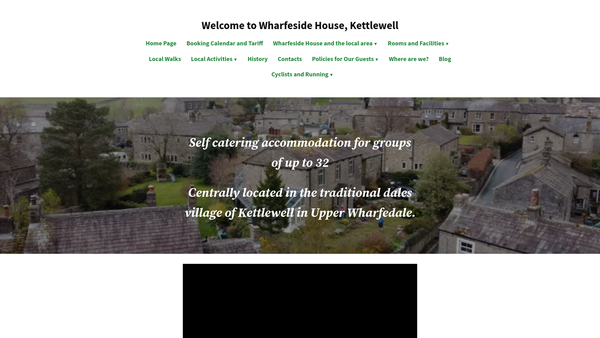 Screenshot of the Huddersfield Wharfeside Youth Trust website