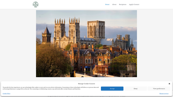 Screenshot of the York Common Good Trust website
